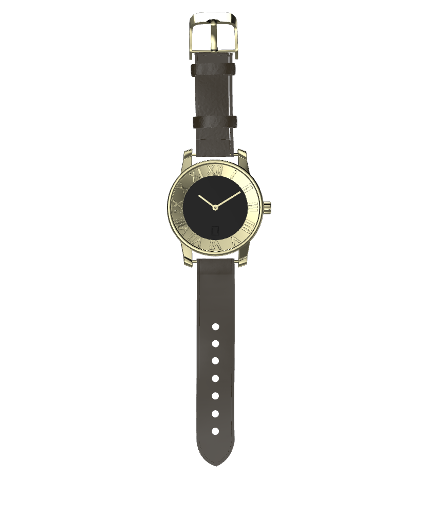 Brown Watch Front